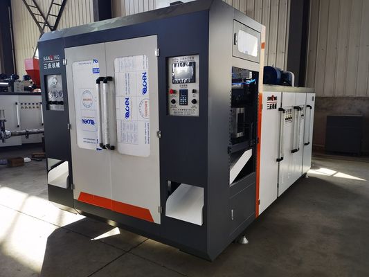 Sanqing Çift İstasyonlu 3000ml Hdpe Şişe Üretim Makinesi 400 PC/HR