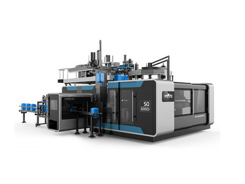 SQ- 1 ~ 30L Döner Şişirme Makinesi Hdpe Plastik İçin Altı Kalıp Yüksek Hızlı