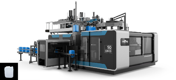LDPE Full Servo Yüksek Hızlı Şişirme Makinesi 6 Kalıp