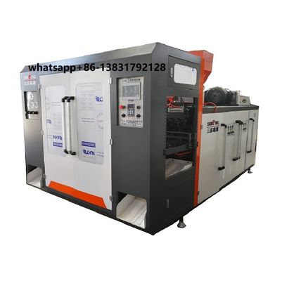 CE Kavanoz Şişirme Makinesi 2 Kalıp Kafaları Plastik Su Şişesi Şişirme Makinesi 11kw