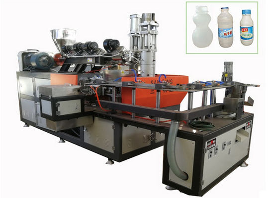 Dia 10cm Plastik Şişe 1 Litre Şişirme Makinesi 15KW 12 Kalıp