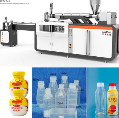 500mL Süt Şişe Şişirme Makinesi Hr PLC Kontrol Başına 1200PCS