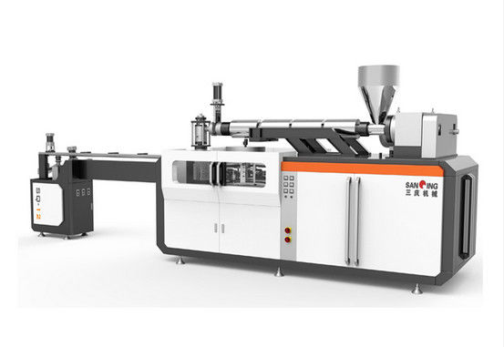 Damlalıklı Pipet 4 Kalıplı Döner Şişirme Makinesi 500mL HDPE Şişirme 70kg/H