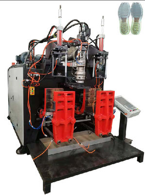 2 Renk Ayakkabı Tabanı Yapma Makinesi 50kg/H Pvc Şişirme 14000kg