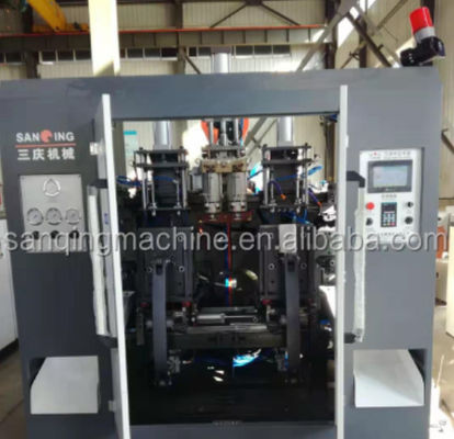 1.5L HDPE Şişirme Makinesi 4kN Plastik Hidrolik PLC Kontrolü