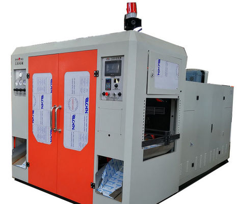 Dia 30cm Plastik Konteyner Şişirme Makinesi 57KW 5 Ltr Şişirme PLC Kontrolü